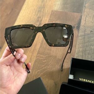 Versace Brown Tortoise Sunglasses